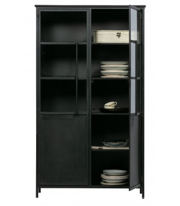 Vitrine Exhibit Métal NoirWOOOD by De Eekhoorn