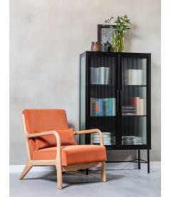 Vitrine Zion Métal Noir