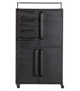 Armoire Black Beauty Métal Noir