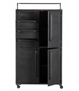 Armoire Black Beauty Métal Noir