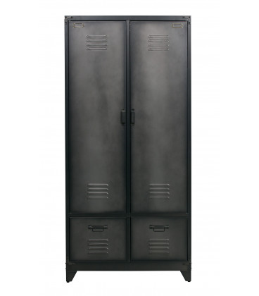 Vestiaire Locker Acier Noir