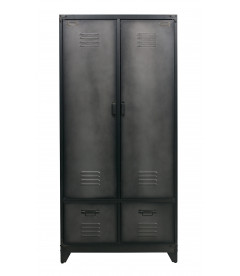 Vestiaire Locker Acier Noir