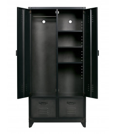 Vestiaire Locker Acier Noir