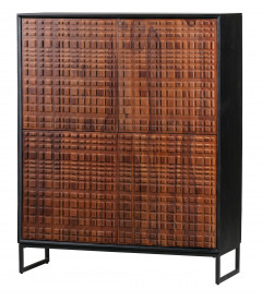 Armoire Nuts 4 Portes Bois de Sesham