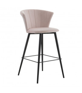 Lot de 2 Chaises Bar Palma Soriano Rose