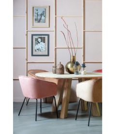 Table à Manger Rhonda Ø150cm en ChêneWOOOD by De Eekhoorn