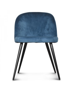 Chaise Ingrid Bleu Canard 2