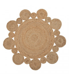 Tapis Jute Rond Naturel Ø120cm