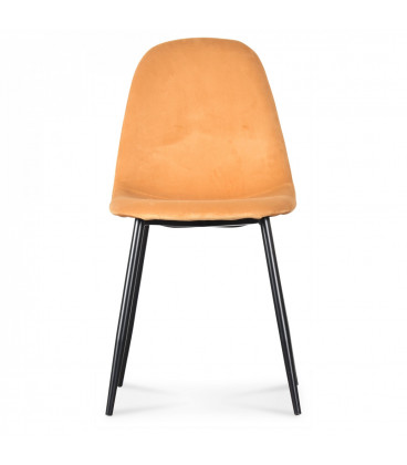 Chaise Josef Black Velours Indie