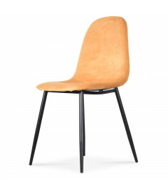 Chaise Josef Black Velours Indie Chaise Josef Black Velours Indie