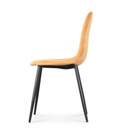 Chaise Josef Black Velours Indie Chaise Josef Black Velours Indie