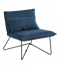 Fauteuil Trinita Bleu Nuit