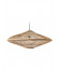 Suspension Maya Rotin Naturel Ø75cm Câble Corde Douille Laiton