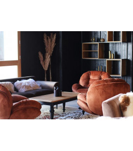 Fauteuil Pivotant Memento Fox Velours