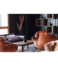 Fauteuil Pivotant Memento Fox Velours