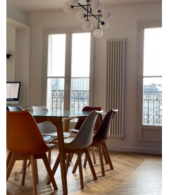 Chaise Copenhague Rouille + Coussin