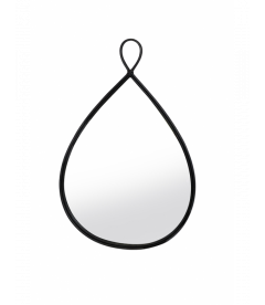 Miroir Trinita Rotin Noir Miroir Trinita Rotin Noir