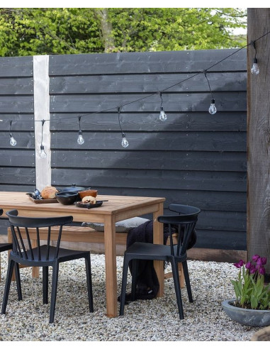 Chaise Bliss Noir OutdoorWOOOD by De Eekhoorn