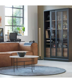 Canapé Bean 3.5 Places en Cuir Recyclé CognacWOOOD by De Eekhoorn Canapé Bean 3.5 Places en Cuir Recyclé CognacWOOOD by De Eekhoorn