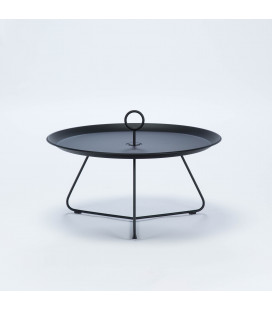 Table Basse Eyelet Ø70cm Noir Outdoor