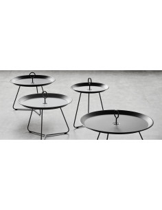 Table Basse Eyelet Ø45cm Bleu Clair Outdoor 2