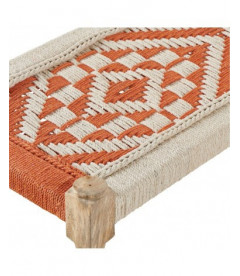 Charpoy Orange&Blanc 120/45cm Athezza
