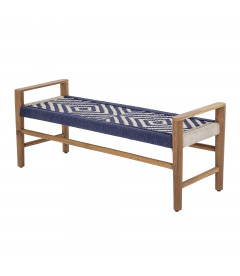 Charpoy Bleu&Blanc 116/47cm Creative Collection Charpoy Bleu&Blanc 116/47cm Creative Collection