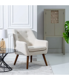 Fauteuil Scandi Crème