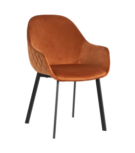 Lot de 2 Chaises Ciota Terracotta