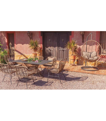 Ensemble à manger 7  Pièces Ariki Polyrotin