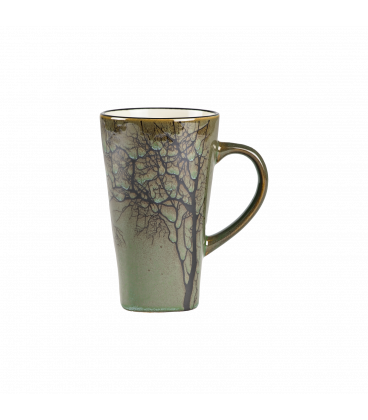 Mug XXL 0,50l Vert Saturé Motif Arbre