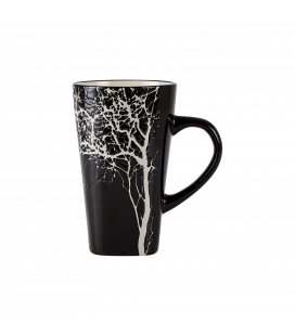 Mug XXL 0,50l Noir Motif Arbre