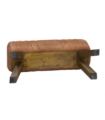 Banc Cuir + Bois