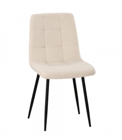 Chaise Manta Bouclette Blanche Athezza Chaise Manta Bouclette Blanche Athezza