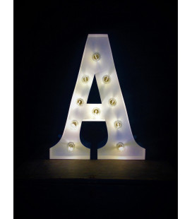 Lettre Lumineuse Métal A 2