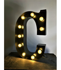 Lettre Lumineuse Métal C