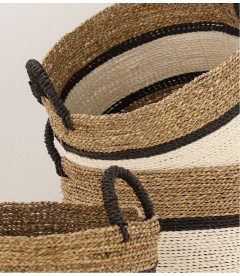 Panier Raffo Naturel - Set de 3