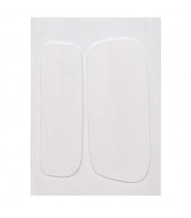 Toile en lin 3D Blocs blanc L60 H80cm