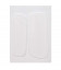 Toile en lin 3D Blocs blanc L60 H80cm