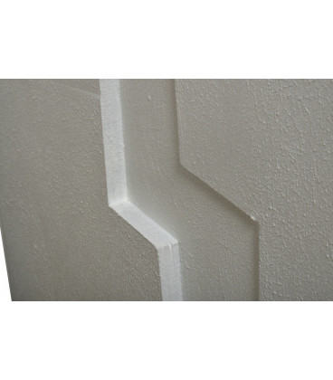 Toile en lin 3D Faille blanc L60 H80cm