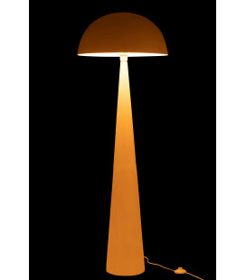 Lampe Champignon Metal Blanc Mat 2