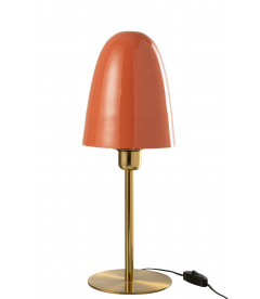 Lampe de table métal corail