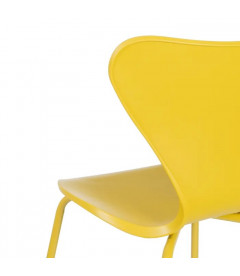 Lot de 4 Chaises Diamond Jaunes Lot de 4 Chaises Diamond Jaunes