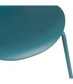 Lot de 4 Chaises Diamond bleues