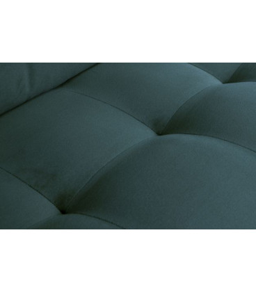 Fauteuil Rodéo Classic Velvet Teal Bleu Canard MatelasséWOOOD by De Eekhoorn