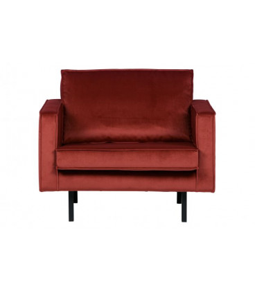 Fauteuil Rodéo Classic Velvet Chestnut