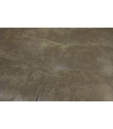 Fauteuil Rodéo Classic Cuir Recyclé Army MatelasséWOOOD by De Eekhoorn