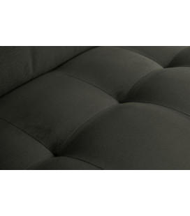Fauteuil Rodéo Classic Velvet Anthracite Matelassé