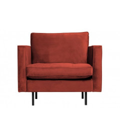 Fauteuil Rodéo Classic Velvet Chestnut MatelasséWOOOD by De Eekhoorn Fauteuil Rodéo Classic Velvet Chestnut MatelasséWOOOD by De Eekhoorn