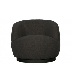 Fauteuil Woolly Anthracite